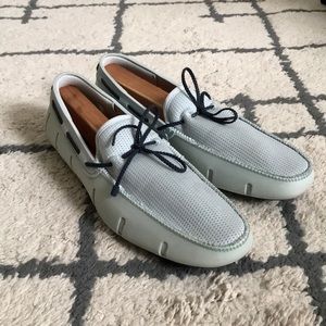 Ice white Swims loafer, size 11